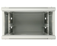 Extralink Szafka wisząca rack 6U 600x600 szara metalowe drzwi EX.13001 - 489285 - zdjęcie 5
